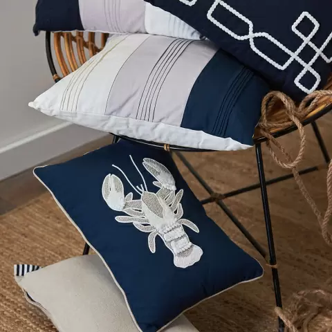 Подушка декоративная navy mood из коллекции sea treasures, 45х45 см