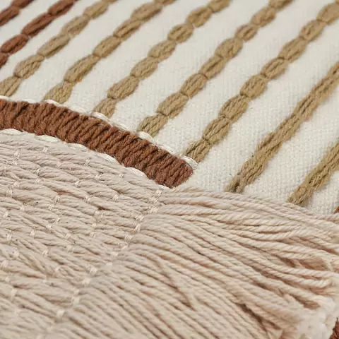 Чехол на подушку декоративный beige geometry из коллекции ethnic, 35х60 см