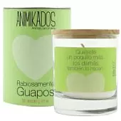 Свеча ароматическая Ambientair Animikados Absolutely Fabulous, Зеленый чай и лайм, 40 ч