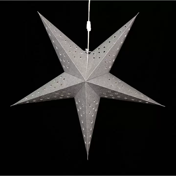Led-светильник подвесной star 60 см., серебристый
