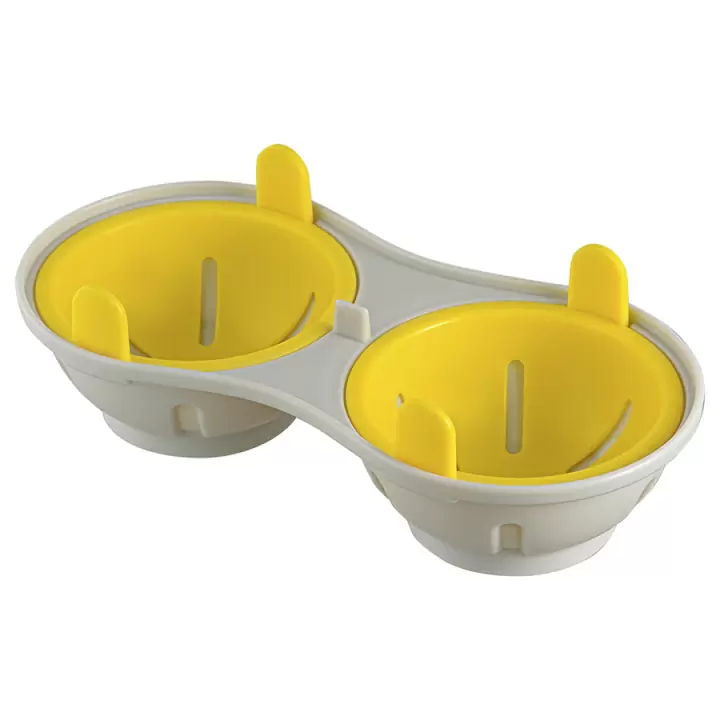 Форма для приготовления яиц пашот Smart Solutions Egler, серая-желтая