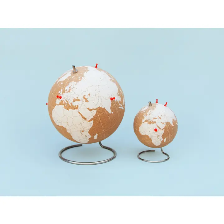 Глобус cork globe, белый, d25 см