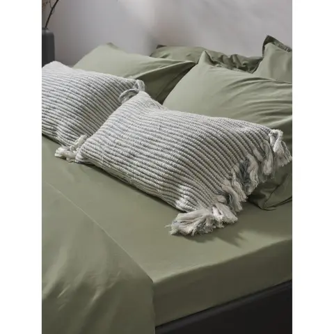 Чехол на подушку мятного цвета clouds из коллекции ethnic, 35х60 см