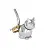 Подставка для колец Umbra Cat ZOOLA, хром