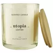 Свеча ароматическая Ambientair The olphactory, utopia, leather, 40 ч