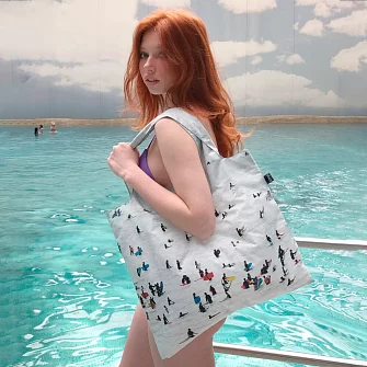 Складная сумка LOQI MARTIN PARR Cornwall England