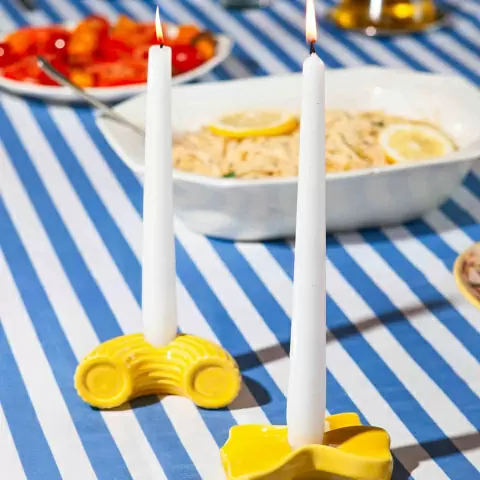 Подсвечник dolce vita, 6,5х10х2,7 см, желтый