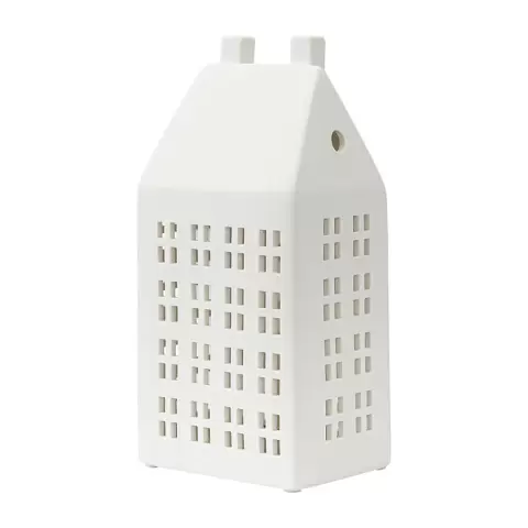 Домик из фарфора с подсветкой aarhus из коллекции new year essential, 21,6 см