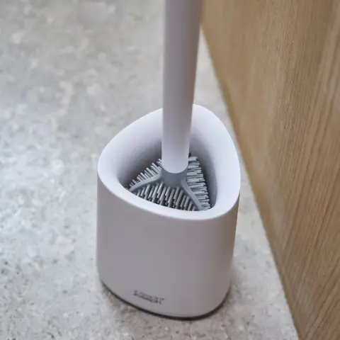 Ершик для унитаза Joseph Joseph Flex 360 Lite, белый ершик с подставкой