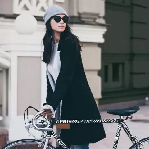 Наклейка на раму велосипеда remember, marie