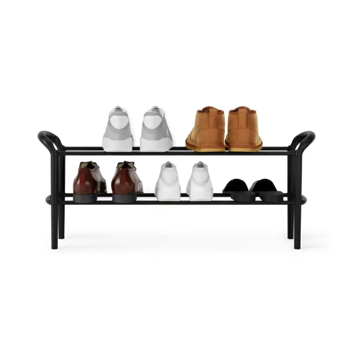 Полка для обуви Umbra Shoestack, черная, 2 шт