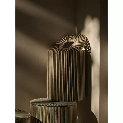 Корзина плетеная dholak grey из коллекции ethnic, размер m