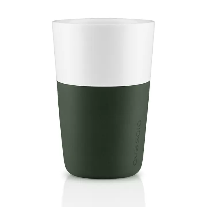 Чашки для латте Eva Solo 2 шт. тёмно-зелёные