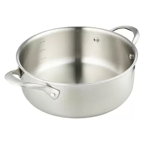 Кастрюля с крышкой 3ply etalon, D24 см, 4 л