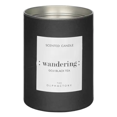 Свеча ароматическая Ambientair The Olphactory, Wandering Black, Ягоды годжи (новая), 40 ч