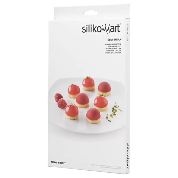 Форма для приготовления пирожных Silikomart Semisfera 17,5х23 см силиконовая