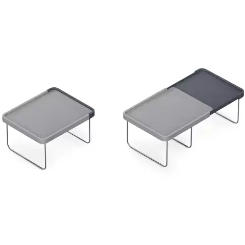 Полка cupboardstore раздвижная серая
