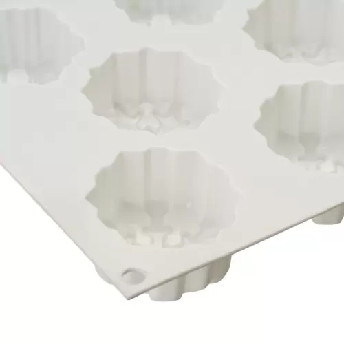 Форма Silikomart для приготовления пирожных и конфет Snowflakes 30,5х18 см