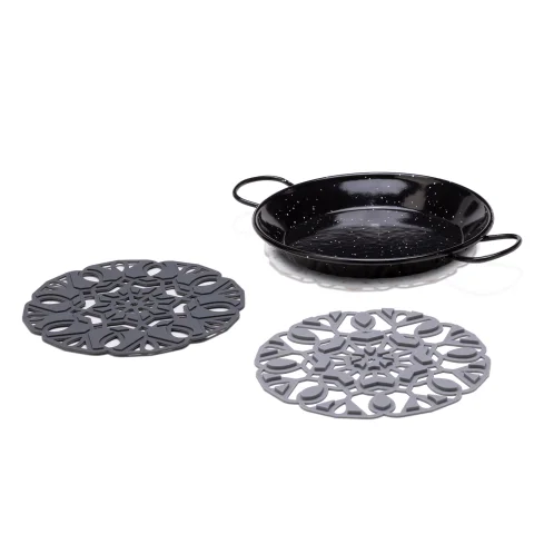 Подставка под горячее 3в1 Peleg Design TriveTile, белый/серый
