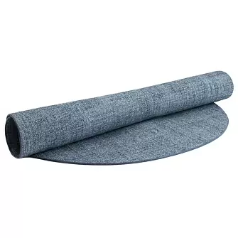 Салфетка подстановочная овальная двухсторонняя fabric, синяя
