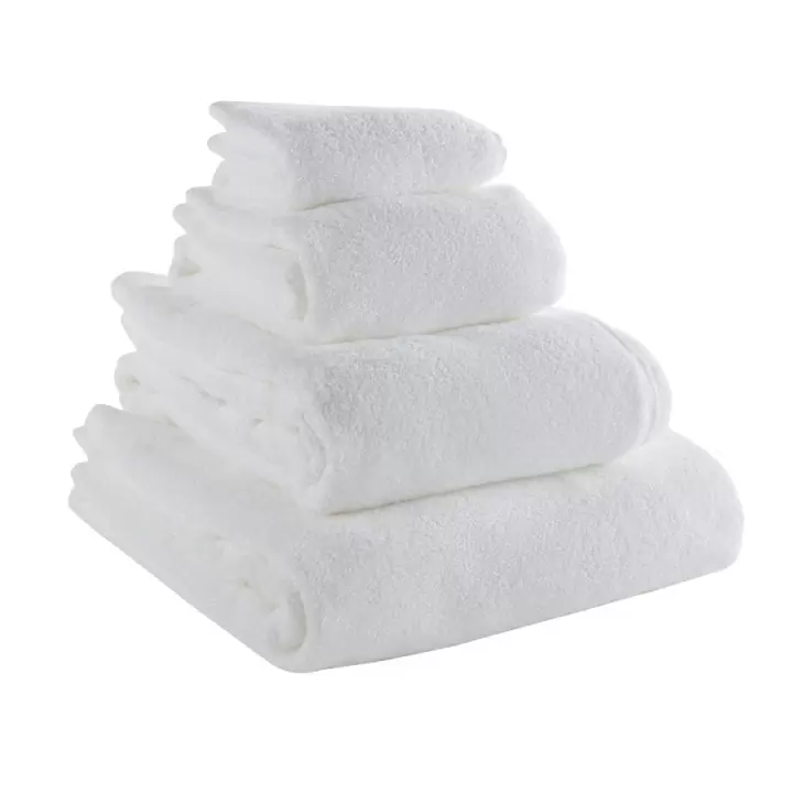 Полотенце для лица белого цвета из коллекции essential, 30х50 см