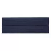 Простыня на резинке из сатина темно-синего цвета из коллекции essential, 200х200 см