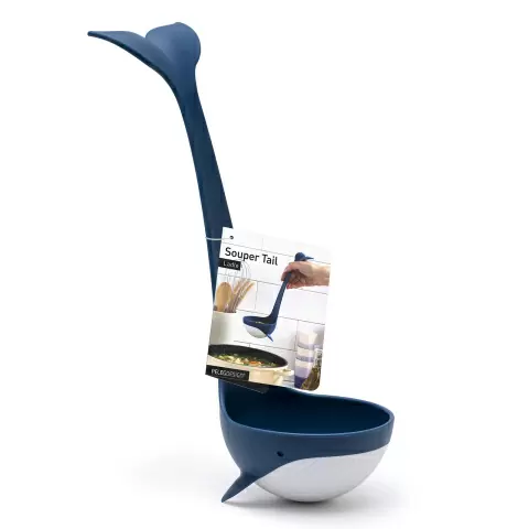 Половник Peleg Design Souper Tail — кухонный половник для супа, рагу и напитков