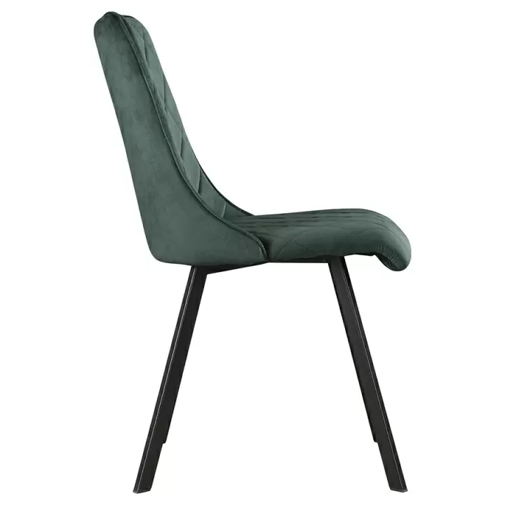 Кресло sophie, велюр, темно-зеленое