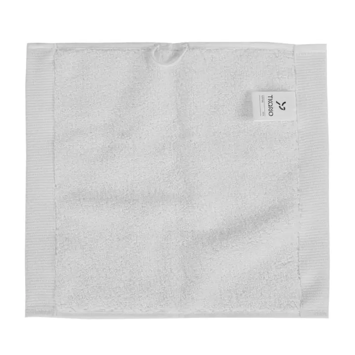 Полотенце для лица белого цвета Tkano из коллекции Essential, 30х30 см