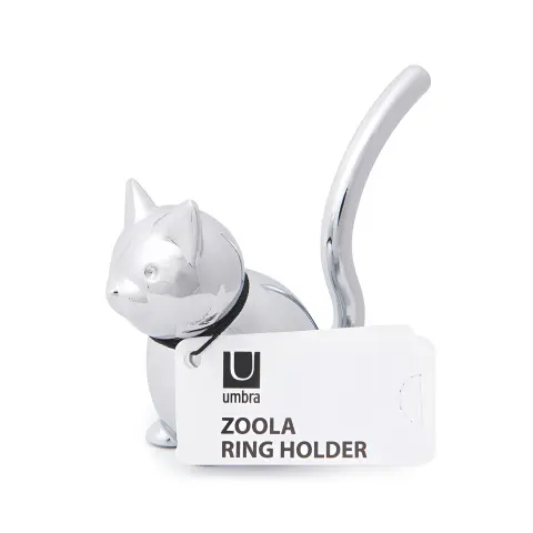 Подставка для колец Umbra Cat ZOOLA, хром