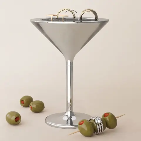 Подставка для колец Umbra Tini Martini, хром