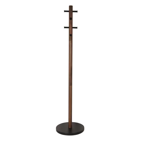 Вешалка напольная Umbra Pillar, черная/орех