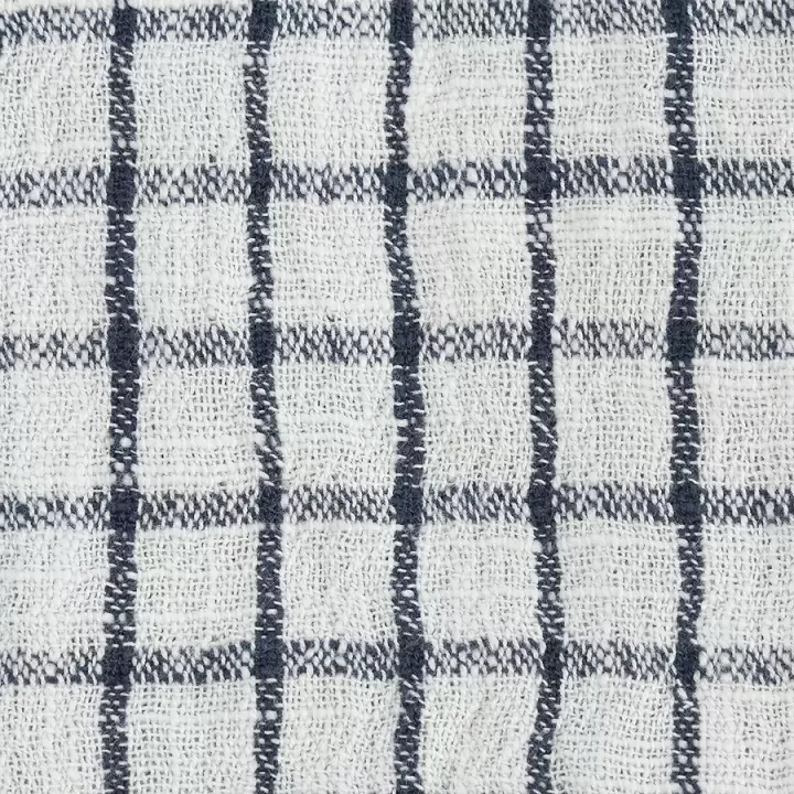 Набор из двух муслиновых полотенец с графичным дизайном из коллекции essential, 50х70 см