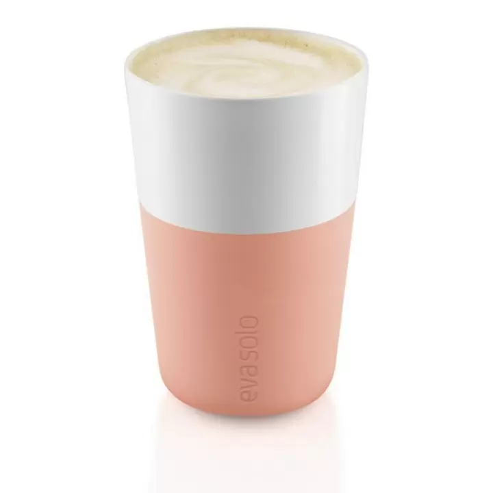 Чашки для латте Eva Solo 2 шт 360 мл персиковый