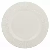 Обеденная тарелка Linear 27 см белая
