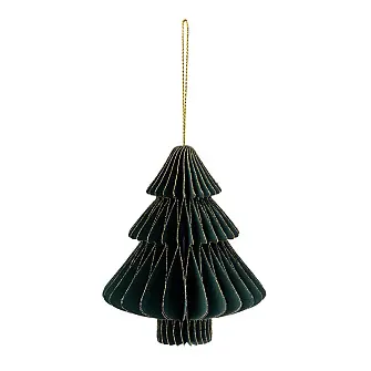 Набор новогодних украшений из бумаги Огни в лесу из коллекции new year essential, 3шт.