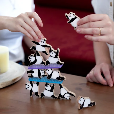 Игра на баланс Peleg Design Zen Panda, настольная игра с пандами для детей и взрослых