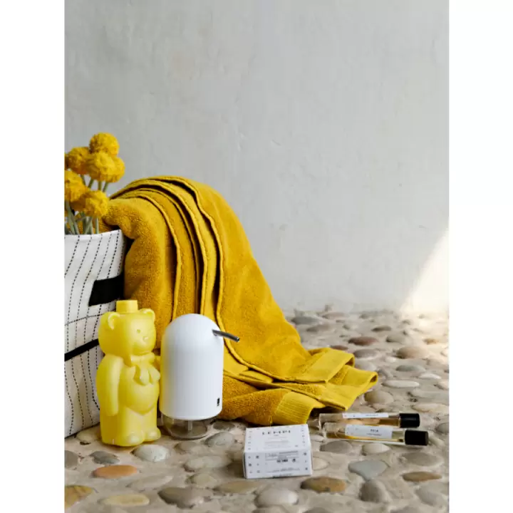 Полотенце банное горчичного цвета Tkano из коллекции Essential, 70х140 см