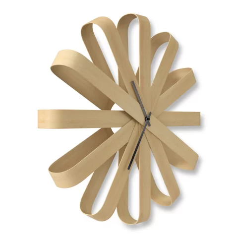 Часы настенные Umbra Ribbon D51 см, дерево