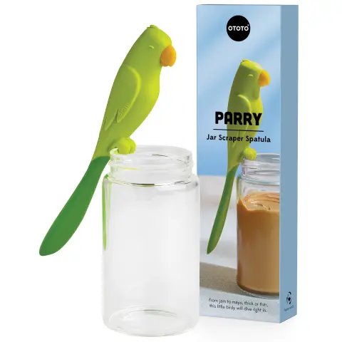 Силиконовая лопатка-скребок Ototo Parry Parrot