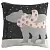 Подушка вязаная с новогодним рисунком polar bear из коллекции new year essential, 45х45 см