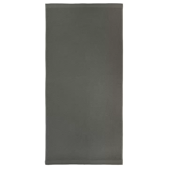 Полотенце банное вафельное темно-серого цвета из коллекции essential, 70х140 см