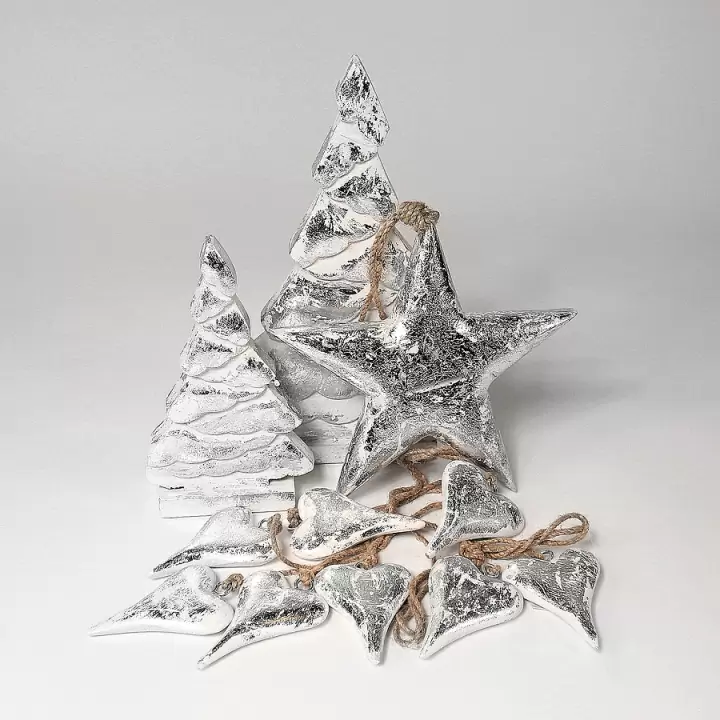 Фигурка декоративная snow star, подвесная, 15х15х2,5 см