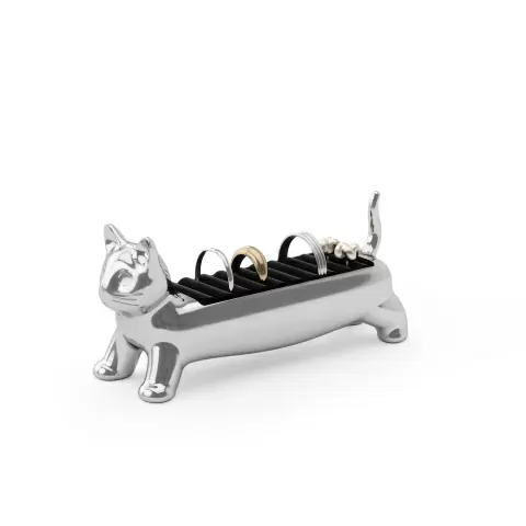 Держатель для колец и серег Umbra Ali Cat из металла, хром