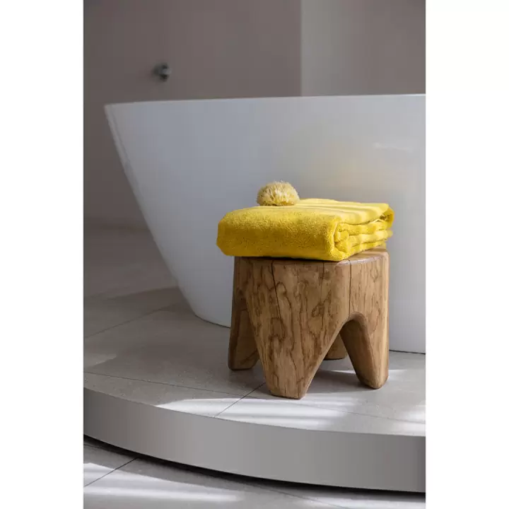 Полотенце банное горчичного цвета Tkano из коллекции Essential, 90х150 см