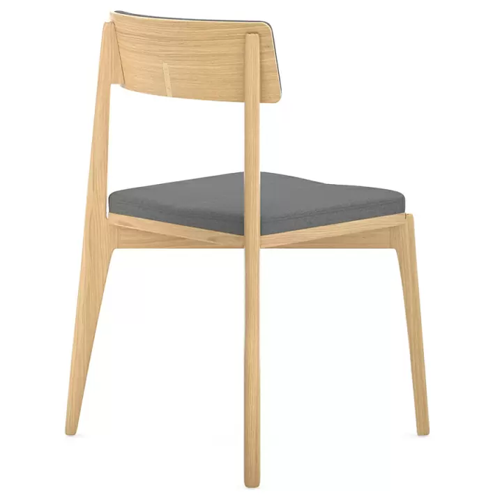 Набор из 2 стульев aska, рогожка, ясень/серый