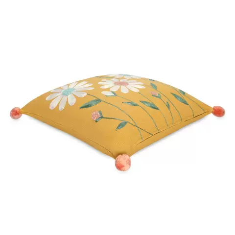 Подушка декоративная spring daisies из коллекции easter essential, 45х45 см