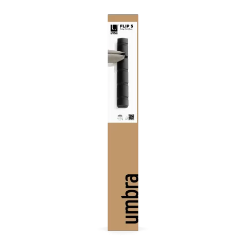 Вешалка настенная Umbra Flip 5 крючков, черная