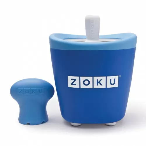 Набор ZOKU для приготовления мороженого Single Quick Pop Maker, синий