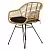 Стул vetle bent, ротанг
